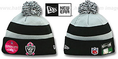 Raiders BCA CRUCIAL CATCH Knit Beanie Hat by New Era