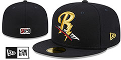 RailRiders MILB ONFIELD HOME Navy Fitted Hat by New Era