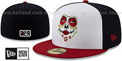 Rainiers COPA White-Navy-Burgundy Fitted Hat by New Era