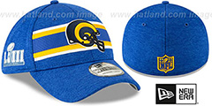 Rams NFL SUPER BOWL LIII ONFIELD FLEX Royal Hat by New Era