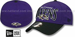 Ravens COIN TOSS FLEX Purple-Black Hat by New Era