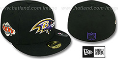 Ravens SUPER BOWL XXXV Black Fitted Hat by New Era