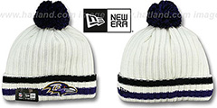 Ravens YESTER-YEAR Knit Beanie Hat by New Era