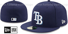 Rays AC-ONFIELD GAME Hat by New Era