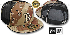 Red Sox DESERT STORM MESH-BACK Fitted Hat by New Era