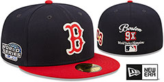 Red Sox LETTERMAN SIDE-PATCH Fitted Hat by New Era