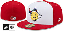 Red Sox MILB MARVEL DEFENDERS White-Red Fitted Hat by New Era