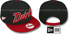 Red Wings SNAP-IT-BACK SNAPBACK Black-Red Hat by New Era