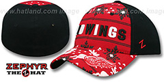 Red Wings UGLY SWEATER FLEX Black-Red Hat by Zephyr