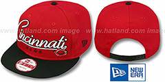 Reds 2T CHARZ SNAPBACK Red-Black Hat by New Era