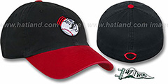 Reds COOP FRANCHISE Black-Red Hat by Twins 47