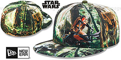 Return of the Jedi ALL-OVER BATTLE Fitted Hat by New Era