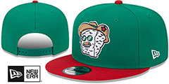 RoughRiders COPA SNAPBACK Green-Red Hat by New Era