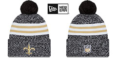 Saints 2023 SIDELINE Knit Beanie Hat by New Era