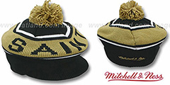 Saints RERUN KNIT BEANIE by Mitchell and Ness