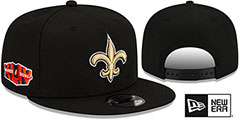 Saints SUPER BOWL XLIV SIDE-PATCH SNAPBACK Hat by New Era