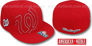 Senators HEADSTRONG Red Fitted Hat by American Needle