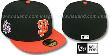 SF Giants BAYCIK Black-Orange Fitted Hat by New Era