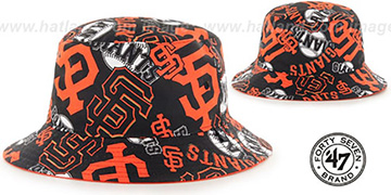 SF Giants BRAVADO BUCKET Hat by Twins 47 Brand