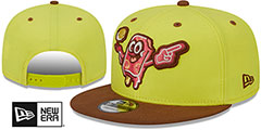 Sky Carp COPA SNAPBACK Yellow-Brown Hat by New Era