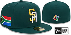 South Africa 2023 WBC GAME Green Hat by New Era