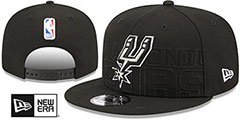 Spurs 2023 NBA DRAFT SNAPBACK Black Hat by New Era