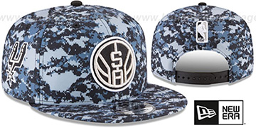 Spurs CITY-SERIES SNAPBACK Camo Hat by New Era