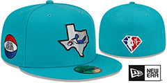 Spurs DIAMOND 75 CITY-SERIES ALTERNATE Teal Fitted Hat by New Era