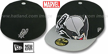 Spurs HERO-HCL Black-Grey Fitted Hat by New Era