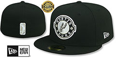 Spurs NBA G-LEAGUE Black Fitted Hat by New Era