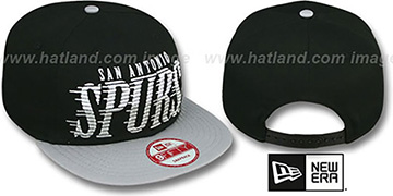 Spurs SAILTIP SNAPBACK Black-Grey Hat by New Era