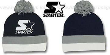 Starter S-STAR BEANIE Navy Knit Hat