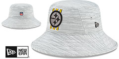 Steelers 2021 NFL TRAINING BUCKET Hat by New Era