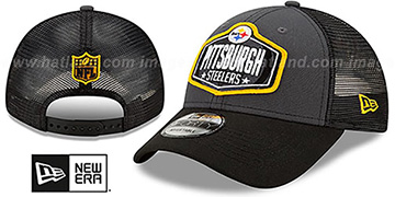 Steelers 2021 NFL TRUCKER DRAFT 940 SNAP Hat by New Era