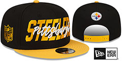 Steelers 2022 NFL DRAFT SNAPBACK Black-Gold Hat by New Era