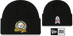 Steelers 2022 SALUTE-TO-SERVICE Knit Beanie Hat by New Era