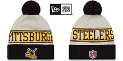 Steelers 2023 HISTORIC SIDELINE Knit Beanie Hat by New Era