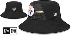 Steelers 2023 NFL TRAINING CAMP BUCKET Black Hat by New Era