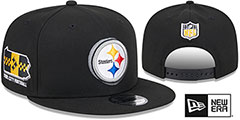 Steelers 2024 NFL DRAFT SNAPBACK Black Hat by New Era