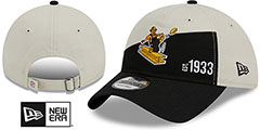 Steelers HISTORIC SIDELINE STRAPBACK Tan-Black Hat by New Era