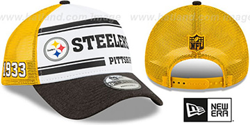 Steelers ONFIELD STADIUM 100 TRUCKER SNAPBACK Hat by New Era