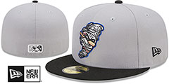 Storm Chasers MILB MARVEL DEFENDERS Grey-Black Fitted Hat by New Era