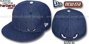 Storm DENIM FLAWLESS Navy-Pink Fitted Hat by New Era