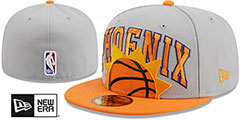 Suns 2023 NBA TIP OFF Grey-Orange Fitted Hat by New Era