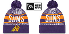 Suns STRIPED Knit Beanie Hat by New Era