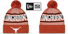 Texas STRIPED Knit Beanie Hat by New Era