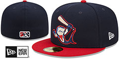 Threshers MILB MARVEL DEFENDERS Navy-Red Fitted Hat by New Era