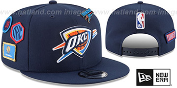 Thunder 2018 NBA DRAFT SNAPBACK Navy Hat by New Era