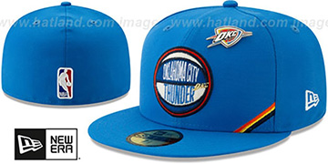 Thunder 2019 NBA DRAFT Blue Fitted Hat by New Era