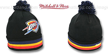 Thunder XL-LOGO BEANIE Black by Mitchell and Ness